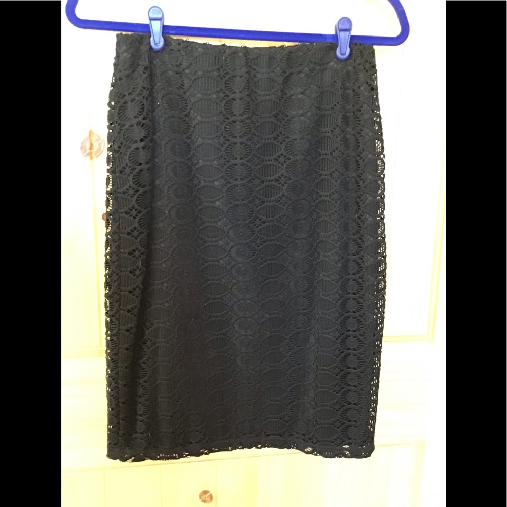 Black Lace skirt